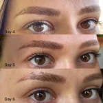how to shower after microblading