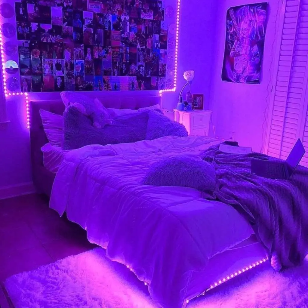 Baddie Aesthetic Rooms with LED Lights: Creating the Perfect Vibes